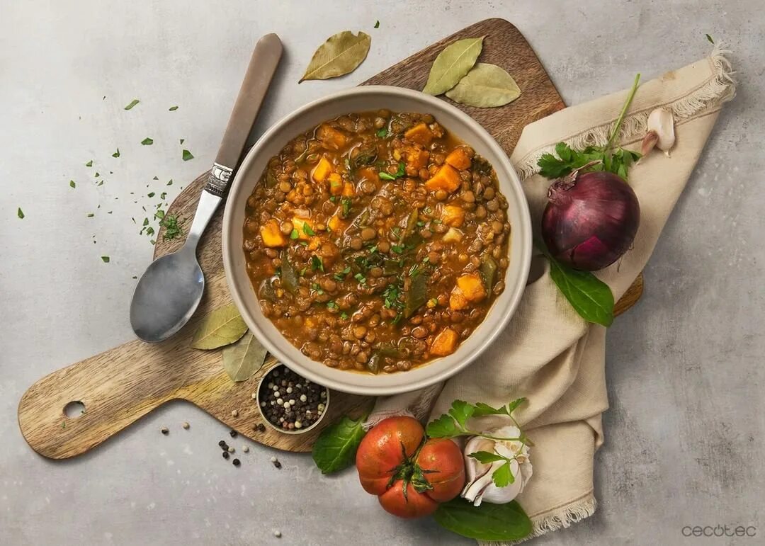 Como hacer lentejas de bote con verduras