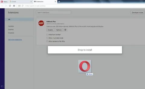 Встроенный opera