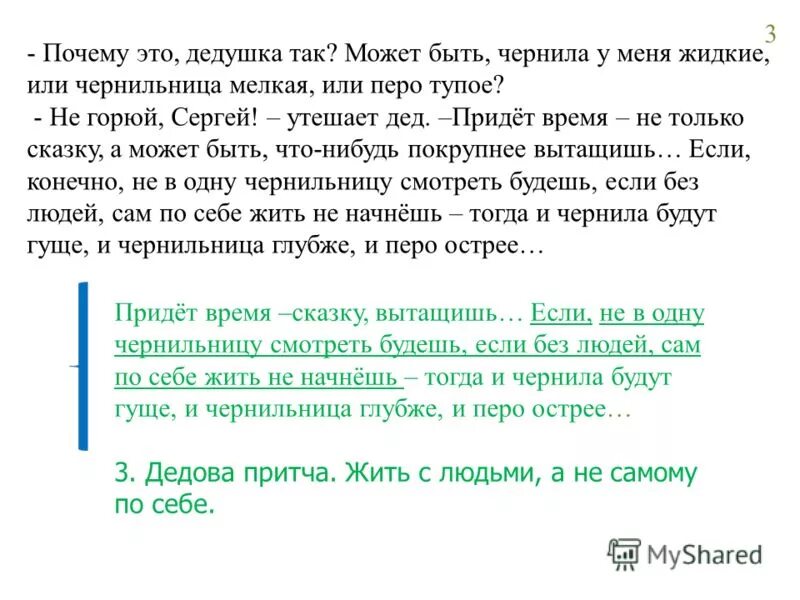 изложение земля отцов и дедов