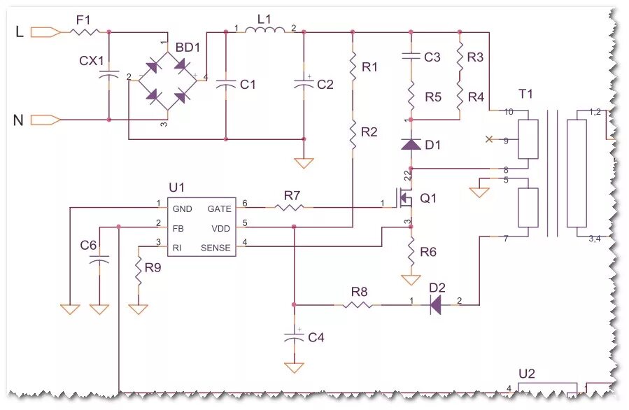Tps7a4901 схема включения блок питания UC3842B COPY Resources
