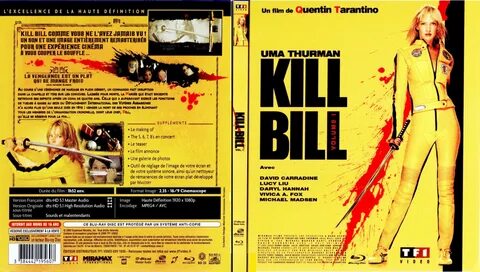 Jaquette DVD de Kill Bill 1 (BLU-RAY) - Cinéma Passion.