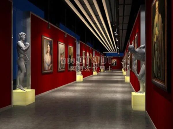 3d gallery. 3d модель картинной галереи. Галерея в 3д моделирования. 3d модель галерея. 3d художественная галерея.