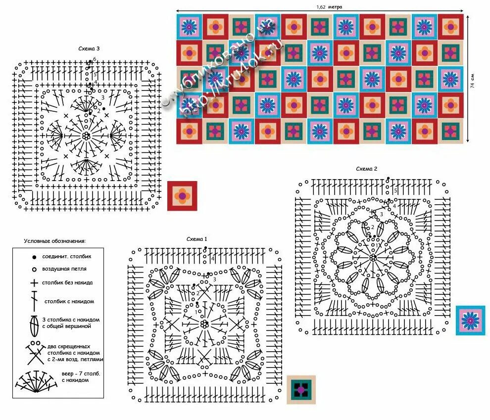 Схемы вязания крючком квадратов для пледа простые. Мотив Бабушкин квадрат схема. Круглые мотивы для пледа крючком схемы. Схемы вязания крючком квадратных мотивов для пледа. Крючок схемы пледа красивое