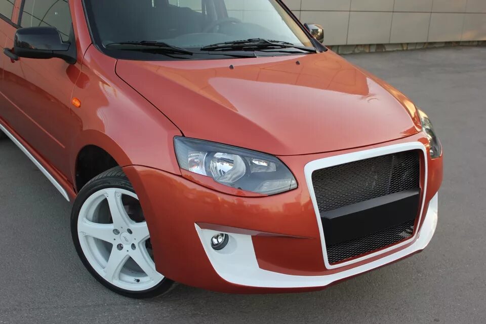 новый бампер - Lada Калина Спорт, 1,6 л, 2011 года стайлинг DRIVE2
