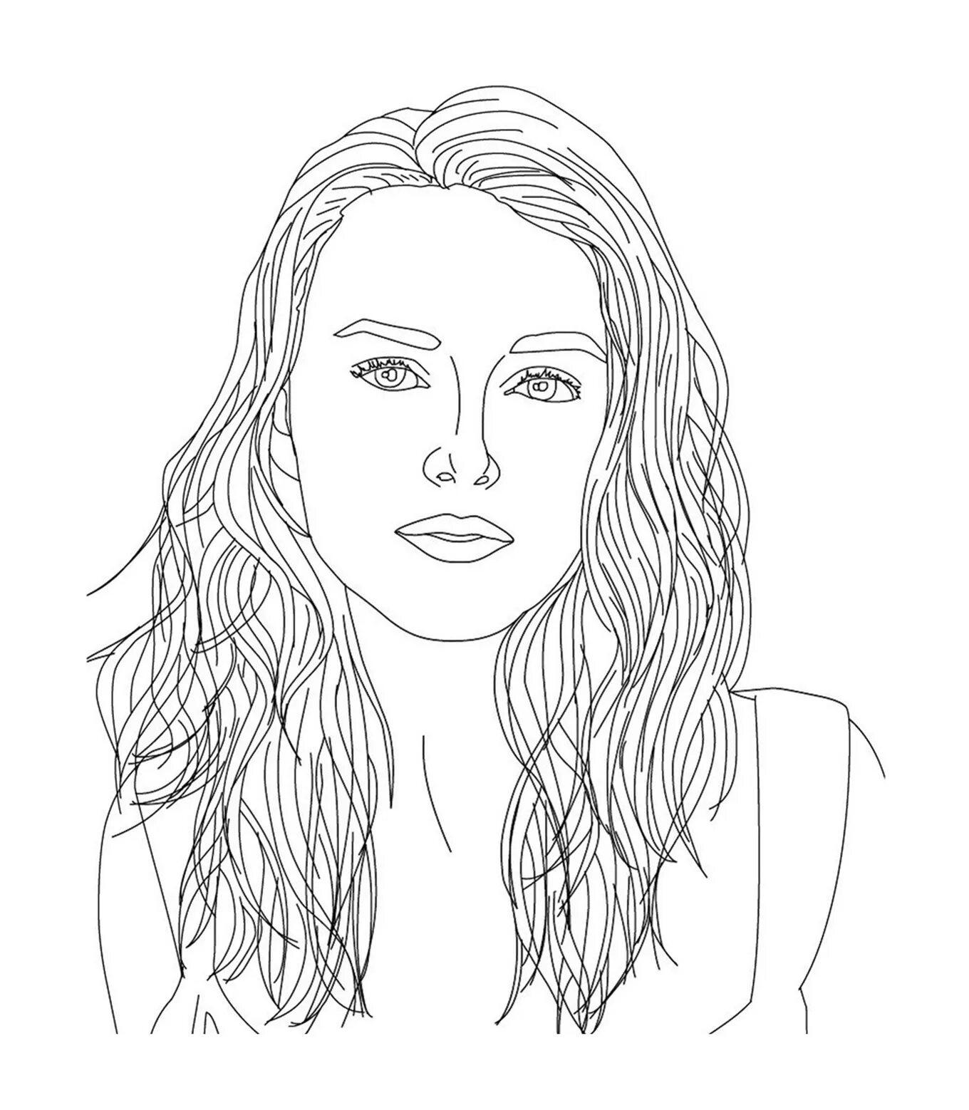 гарри поттер раскраска джинни. раскраска селена гомес. портрет человека раскраска. портрет не раскрашенный. портреты для срисовки.