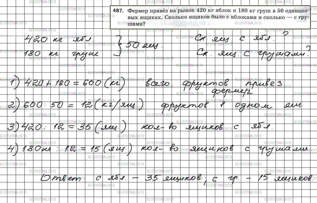 В 5 одинаковых пакетах 45 кг яблок. Математика 5 класс номер 5.487. Математика 5 класс номер 420. Математика 5 класс Мерзляк номер 1038 краткая запись. Задание по математике 5 класс 180.