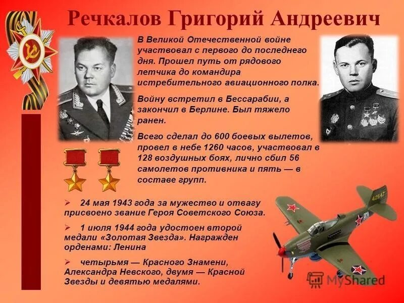 Дважды герой советского Союза Речкалов.