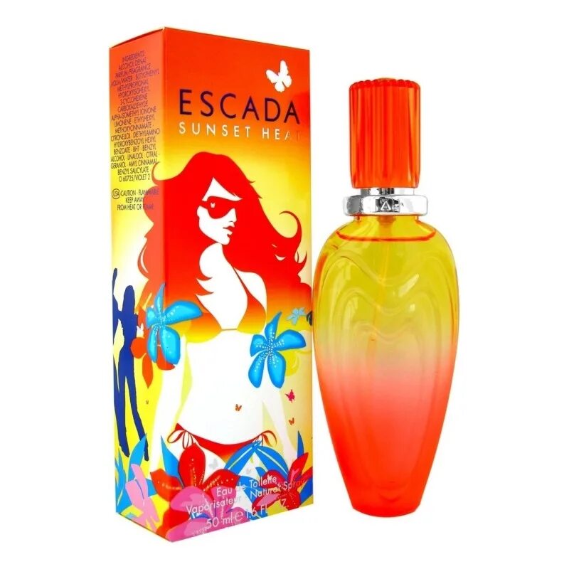 Духи Эскада Sunset Heat. Escada Sunset Heat 100мл. Эскада Парфюм женский Sunset Heat. Духи Escada Taj Sunset.