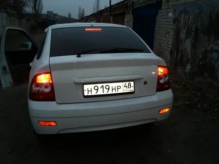 Задние габариты на приоре