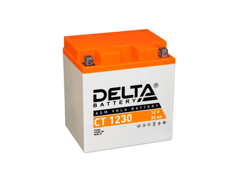 Battery 30. Аккумулятор Delta CT 1230. Аккумуляторная батарея Delta CT 1214.1. Аккумулятор Delta CT - 12v / 30ah (1230) шт. Delta ct1230 аккумулятор мото.
