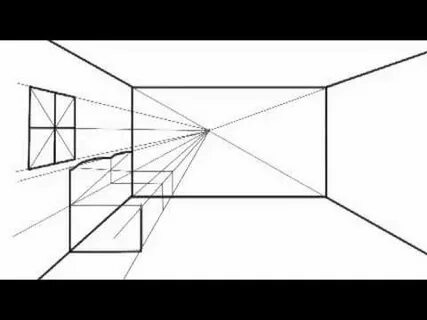 Чертеж линейной перспективы