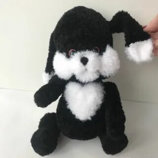 Мягкая игрушка черно белая