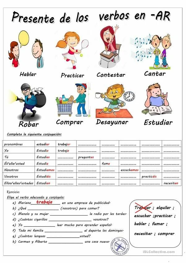 Los ejercicios