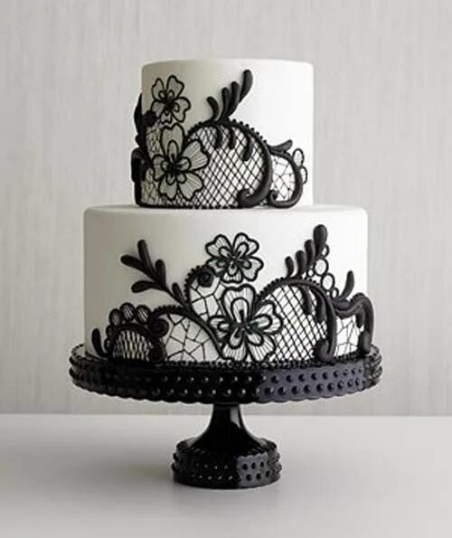 Ажурный декор для торта Sugar Lace Engagement Cake I Sugar Coat It Cake lace, Metallic wedding cakes,