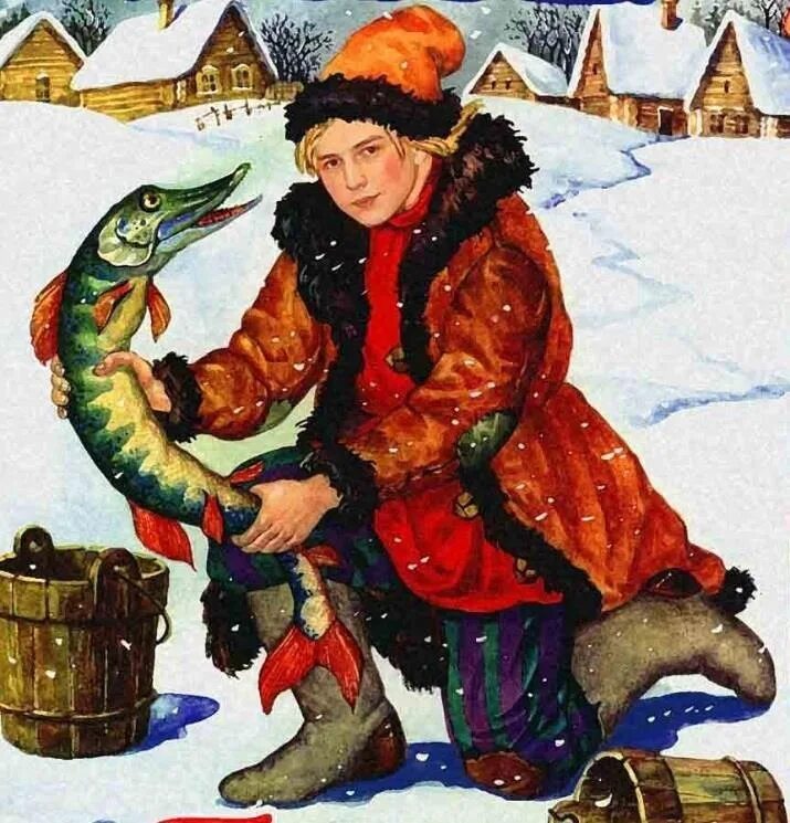 По щучьему веленью фото. Образ Емели. Емеля портрет. Сказочный образ Емели. Образ Емели и щуки.