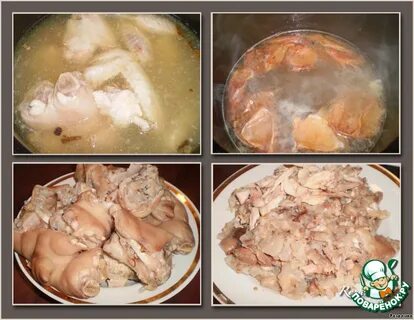 Вкусный холодец из свиных ножек и рульки