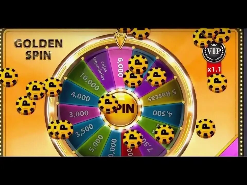 Spin vip. Golden Spin. Complete Golden Spin Energy.