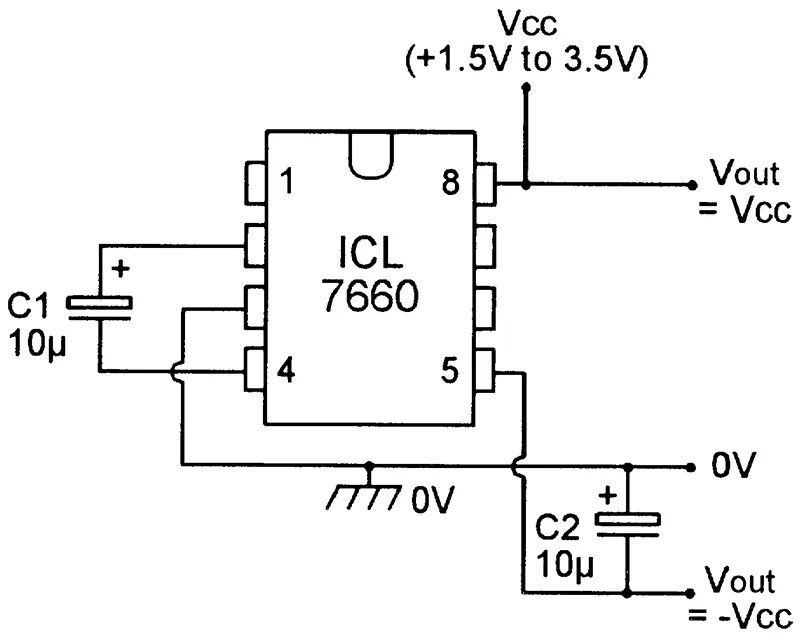 Icl7660s. Lmc7660im схема включения. Icl8038 схема включения. Icl7662 схема включения.