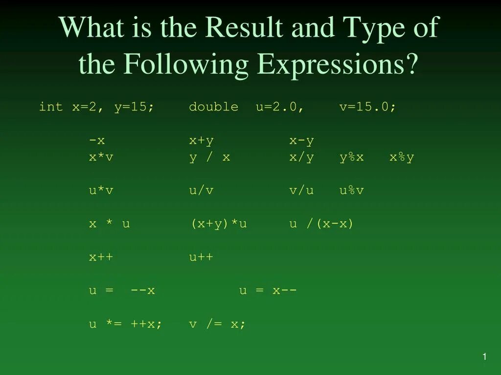 Expression int. Translate the following expressions. DOUBLEEXPRESSION это. What is expression. Result.