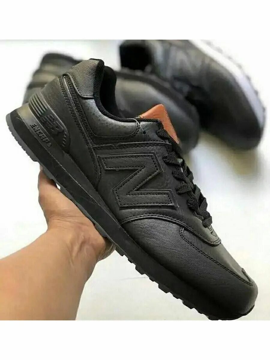 Нью баланс 574черные кожаные. New Balance 574 кожаные. Нью бэланс 574 черные кожаные. New Balance 574 мужские кожаные черные. Кроссовки 44 45