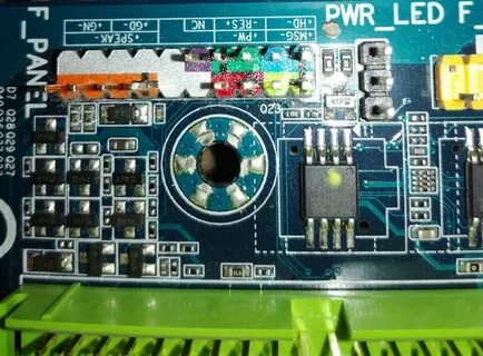 Power sw на материнской плате куда