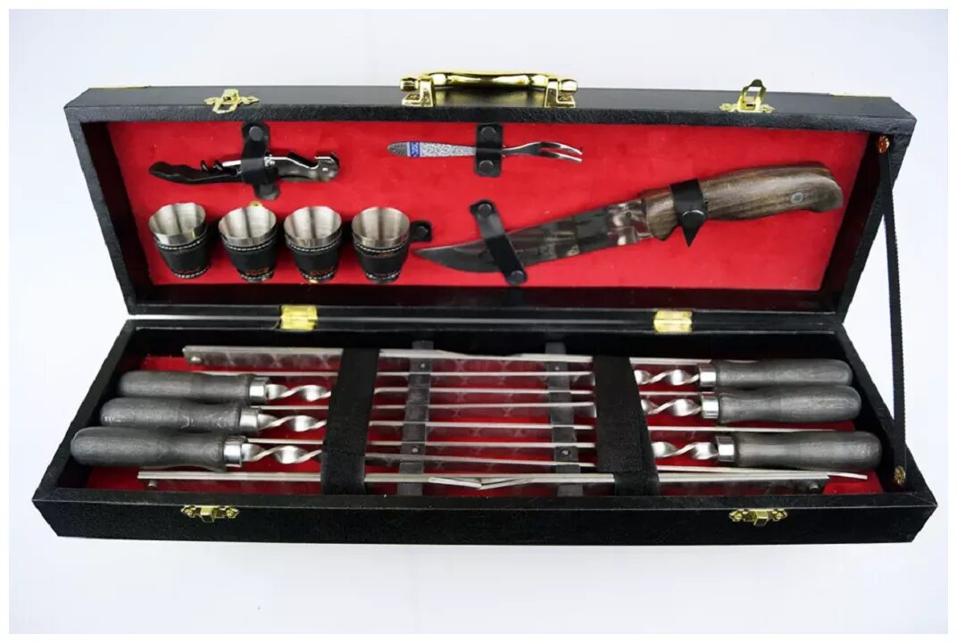 наборы 9. набор шашлычный подарочный. шашлычный набор 9/8кч. набор для пикника mirus group. поддубный набор для шашлыка.