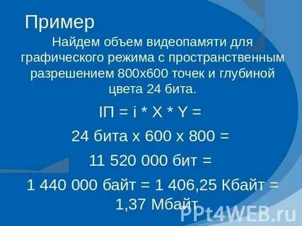 Объем видеопамяти 1 гб