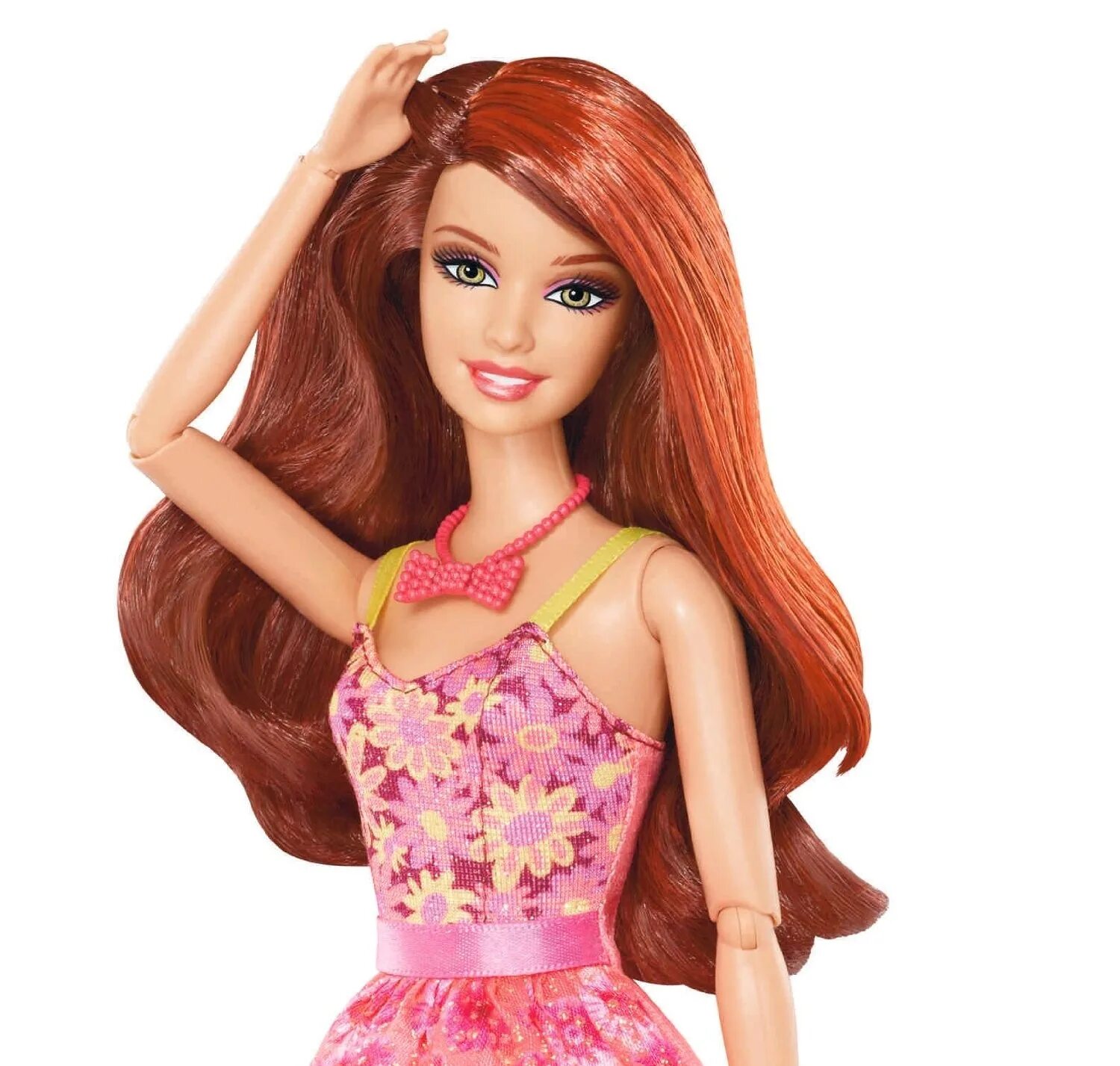 Шарнирная кукла барби. Куклы Barbie Mattel 2014. Кукла Барби с рыжими волосами.