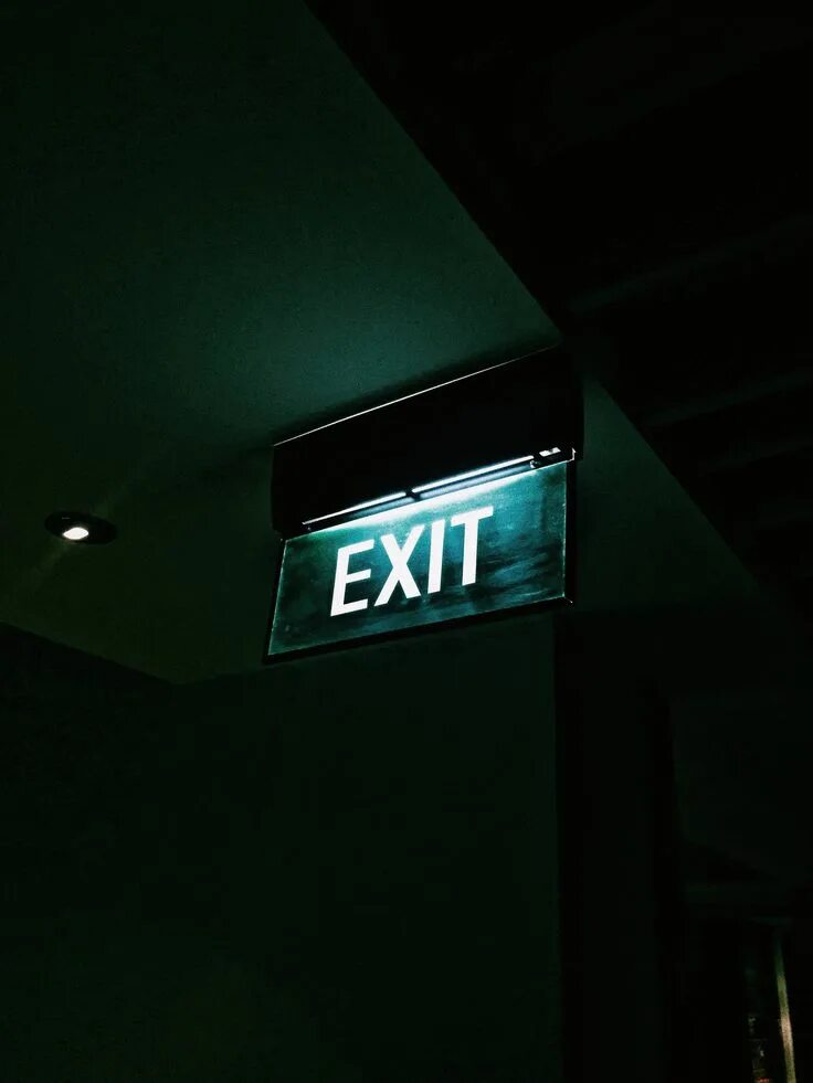 Black exit. Black exit
