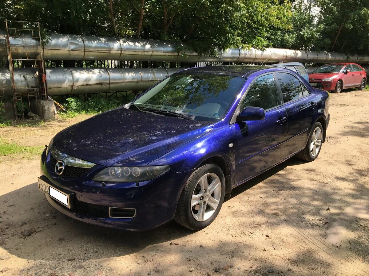 Мазда 6 синяя фото Купить б/у Mazda 6 II (GH) 2.0 AT (147 л.с.) бензин автомат в Ростове-на-Дону: с