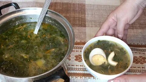 Борщ с крапивой