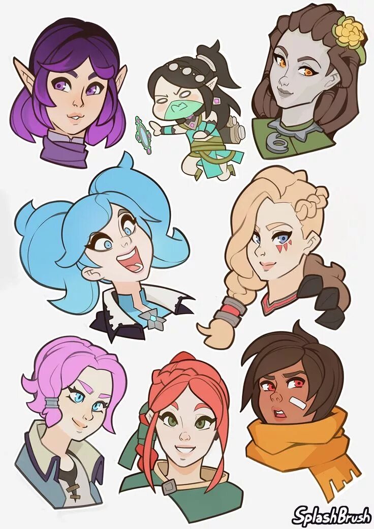 Evie splashbrush. Splashbrush Paladins. Paladins Скай Maeve. Паладинс персонажи.