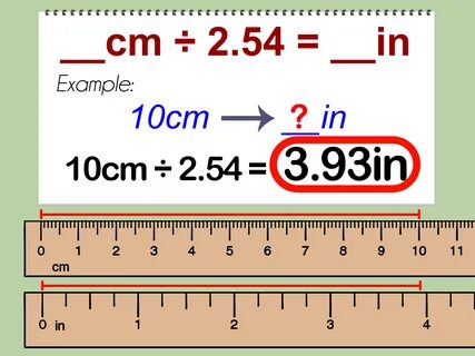 How to Convert Centimeters to Inches: 3 Steps (with Pictures) .