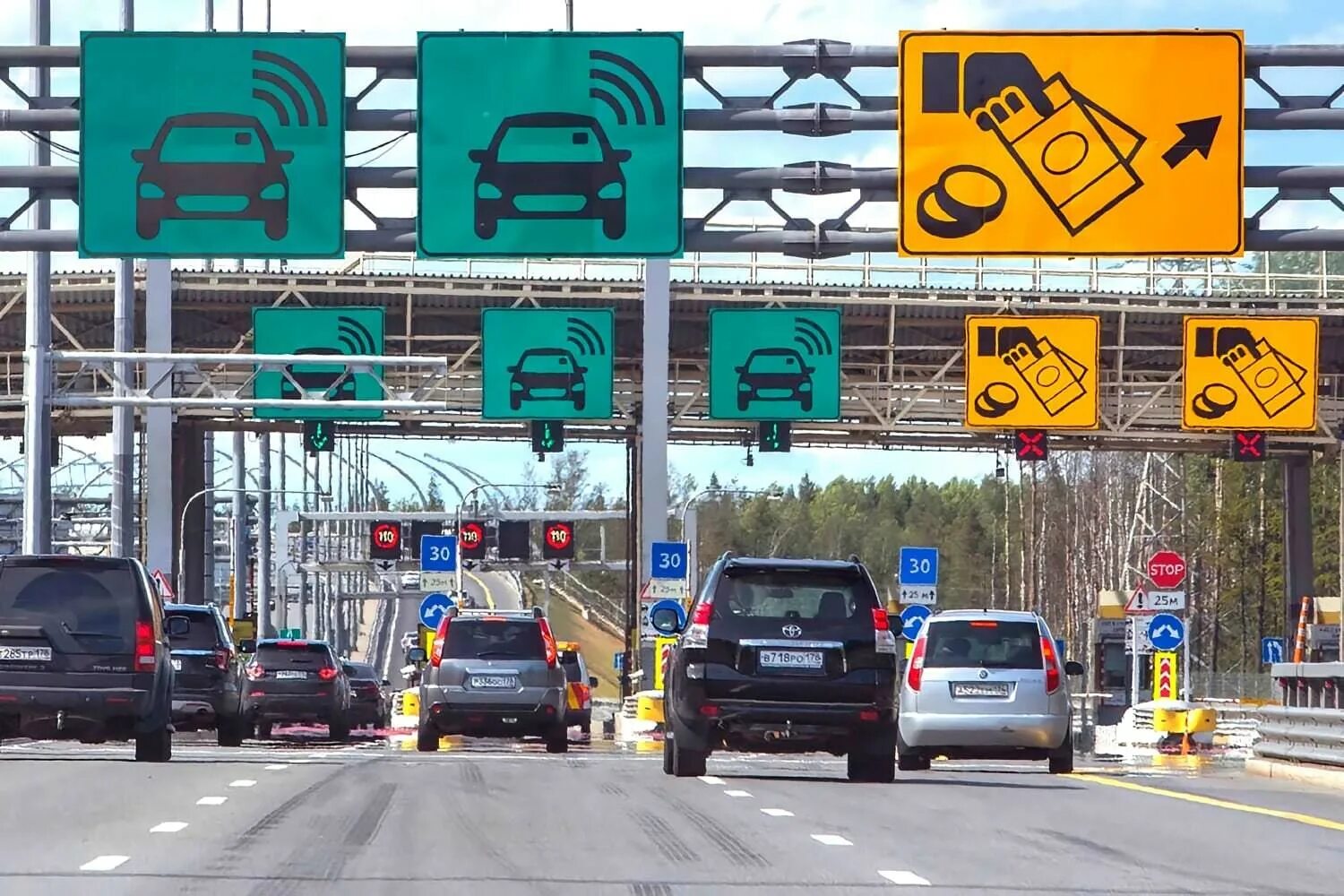 Бесплатный проезд электромобилей по платным