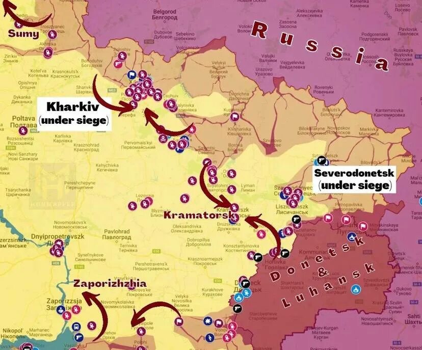 Карта боевых действий на Украине. Карта военных действий на Украине. Украинские военные полигоны на карте. Обновленная карта боевых действий. Военная хроника карта