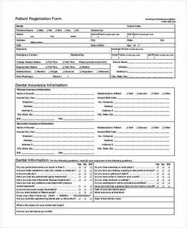 Patient form