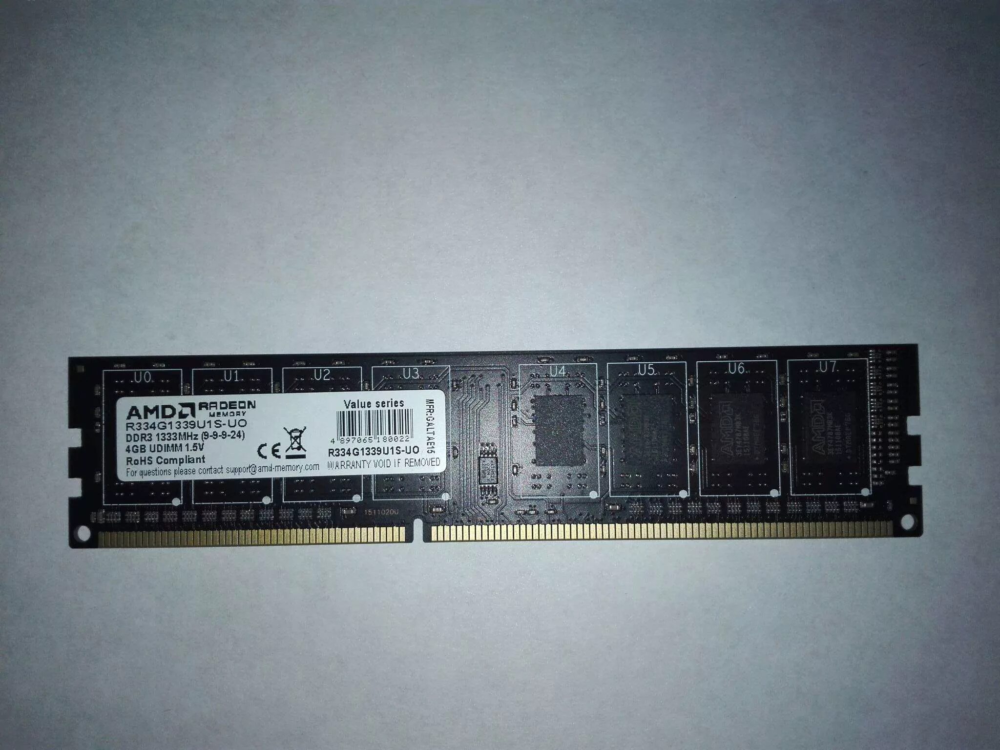 Оперативная память AMD r334g1339u1s-uo 1 1x4 ГБ. Модуль памяти AMD r334g1339u1s-uo ddr3 - 8gb 1333, DIMM, OEM. Оперативная память AMD ddr3 4gb. AMD Radeon Memory ddr3 4gb 1333mhz.