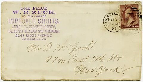 Letter postcard paper stamp