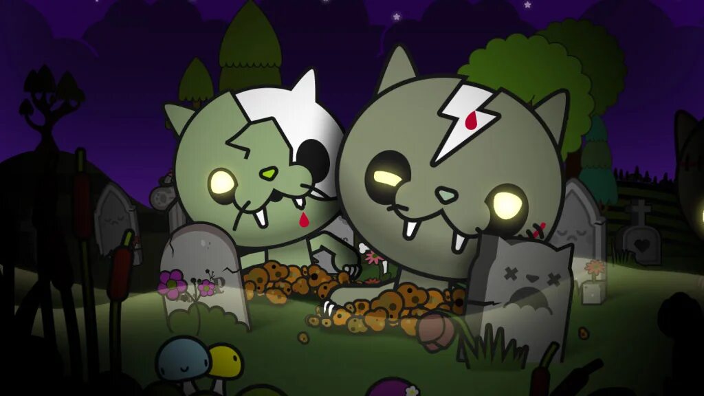 зомби кот играть