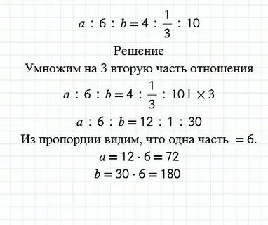 Контрольная работа номер 7 отношения и пропорции