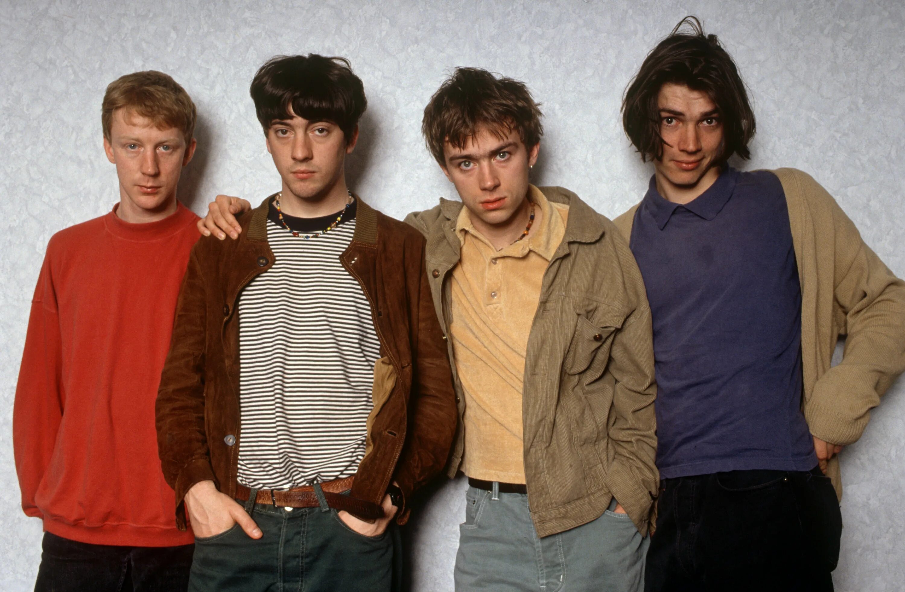 Группа Blur в молодости. Группа Blur 1997. Blur Грэм Коксон. Солист группы блюр.