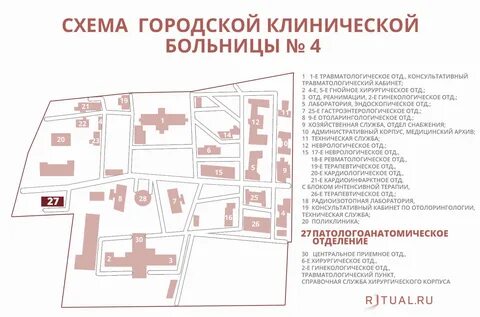 1 городская больница схема