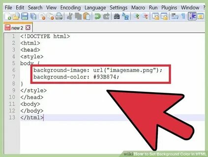 Html div background color
