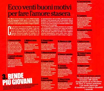 IL Sesso e' salutare.