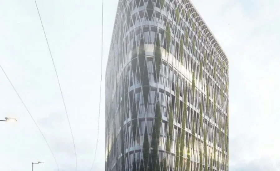 Бц земельный москва. Решетчатый фасад здания в лужниках. Бизнес-центр «1-й земельный вл. , 1. Бц 1905 года, москва.