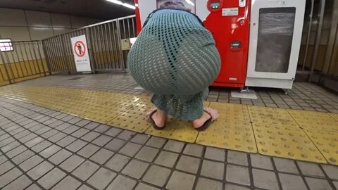 Чёрные трусики под прозрачной сеткой HIP-ANGEL 037 (HipZero) Азиатка Публично Яп