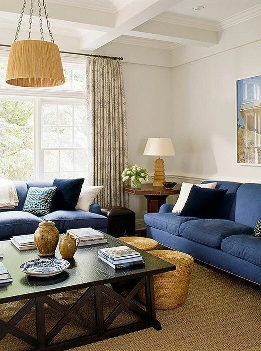 Синий диван сочетание цветов в интерьере Want A Stylish London Stay On A Budget Check Out Cuckooz Apartments MELANIE L