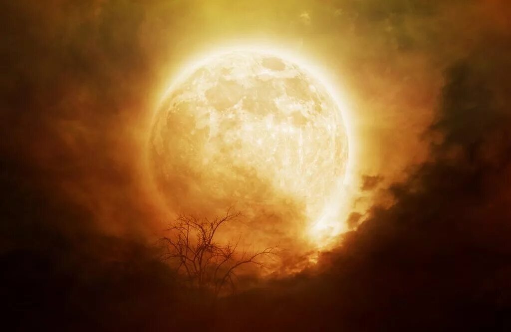 Лунное полнолуние 2024. Сильное полнолуние. Солнце в Овне картинки. Луна в Овне. Новолуние красивые картинки волшебные оранжевые тона.