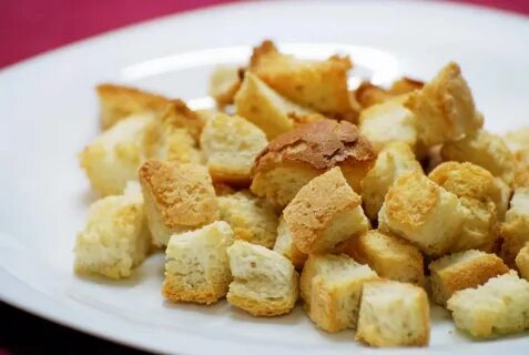Калорийность сухарей из белого хлеба в духовке