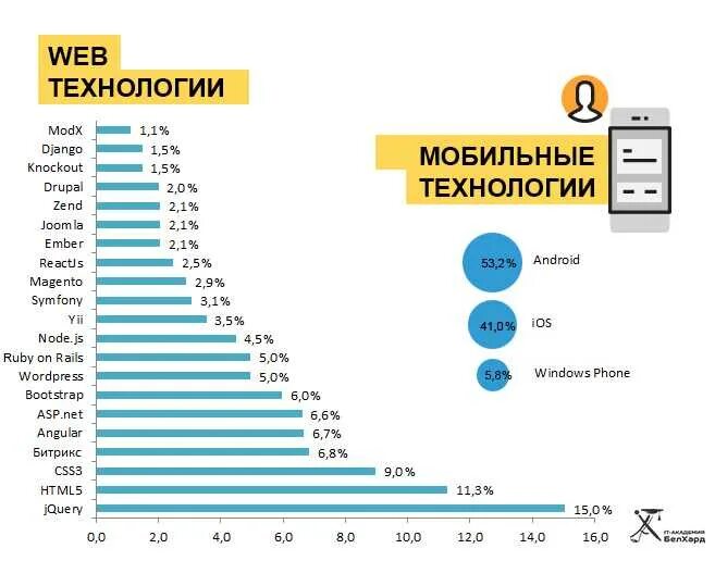 Какие направление ит